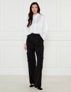 GUESS Balerini Levvis cu adaos de piele