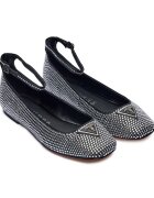 GUESS Balerini Levvise cu adaos de piele