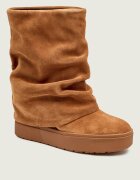 GUESS Botine cu platformă GUINNA | piele întoarsă