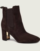 GUESS Botine cu toc Fiery | piele întoarsă