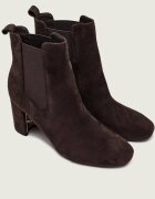 GUESS Botine cu toc Fiery | piele întoarsă