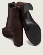 GUESS Botine cu toc Fiery | piele întoarsă