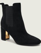 GUESS Botine cu toc Fiery | piele întoarsă