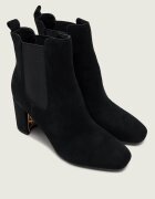 GUESS Botine cu toc Fiery | piele întoarsă