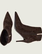 GUESS Botine cu toc subțire Caleza | piele întoarsă