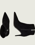 GUESS Botine cu toc subțire Caleza | piele întoarsă