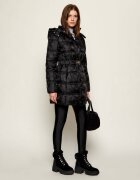 GUESS Botine cu toc YARELI | shearling | piele întoarsă
