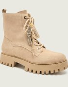 GUESS Botine Fizzle | piele întoarsă