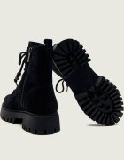 GUESS Botine Fizzle | piele întoarsă