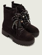 GUESS Botine Fizzle | piele întoarsă