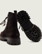 GUESS Botine Fizzle | piele întoarsă