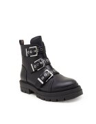 GUESS Botine Obia cu adaos de piele