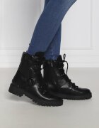 GUESS Botine Oklee cu adaos de piele