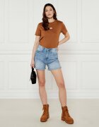GUESS Botine Vaina cu adaos de piele
