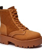 GUESS Botine Vaina cu adaos de piele