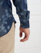 GUESS Cămașă LS SUNSET FLO | Slim Fit