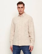 GUESS Cămașă | Relaxed fit | cu adaos de in