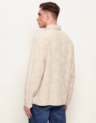 GUESS Cămașă | Relaxed fit | cu adaos de in