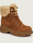 GUESS Căptușite botine Vikki| shearling | piele întoarsă