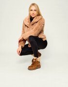 GUESS Căptușite botine Vikki| shearling | piele întoarsă
