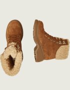 GUESS Căptușite botine Vikki| shearling | piele întoarsă