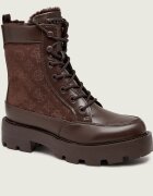 GUESS Căptușite botine Yarolen | piele întoarsă