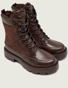 GUESS Căptușite botine Yarolen | piele întoarsă