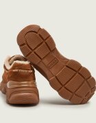 GUESS Căptușite sneakers Micola3 | shearling | piele întoarsă