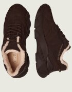 GUESS Căptușite sneakers Micola3 | shearling | piele întoarsă