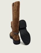 GUESS Cizme de echitație Fyonal2 | piele întoarsă