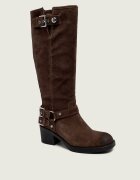 GUESS Cizme de echitație Matley | piele întoarsă