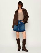 GUESS Cizme de echitație Matley | piele întoarsă