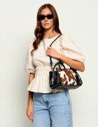 GUESS Cufăr Audrey Small Girlfriend | piele întoarsă