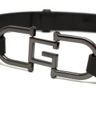 GUESS Curea ALVA ADJUST cu adaos de piele