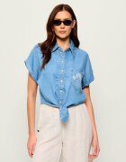 GUESS De blugi cămașă Ambra | Cropped Fit
