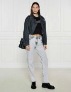 GUESS De blugi geacă de piele SANDY | Cropped Fit