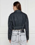 GUESS De blugi geacă de piele SANDY | Cropped Fit