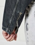 GUESS De blugi geacă de piele SANDY | Cropped Fit