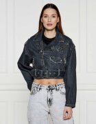 GUESS De blugi geacă de piele SANDY | Cropped Fit