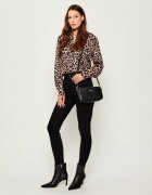 GUESS De piele botine cu toc subțire Paislie
