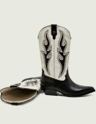 GUESS De piele cizme cowboy Largena