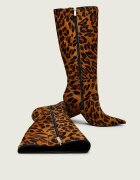 GUESS De piele cizme cu toc subțire GRESSAY