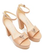 GUESS De piele sandale cu toc gros