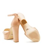 GUESS De piele sandale cu toc gros