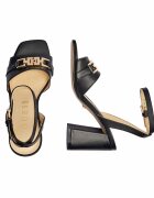 GUESS De piele sandale cu toc gros Grato