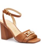 GUESS De piele sandale cu toc gros Grato