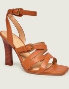 GUESS De piele sandale cu toc gros RADELA