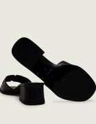 GUESS De piele șlapi cu toc gros CERINNA