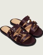 GUESS De piele șlapi Grayden