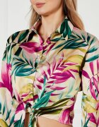 GUESS De satin cămașă JUN | Cropped Fit